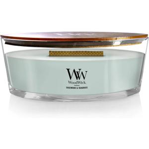 WoodWick Ellipse Candle Sage wood & Seagrass 16 oz.