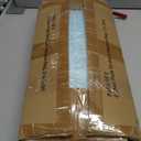 downluxe Chair Cushions for Dining Chairs, Memory Foam Linen Kitchen Chair Pads with Ties, Waterproof, Stain-Resistant and Washable Cover, 17" x 16" x 2.5", Red, 2 Pack