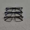 Lcbestbro 3 Pack Business Blue light Blocking Reading Glasses for Men, 1.0 Metal Readers