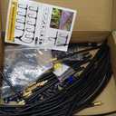 Drip Irrigation System, 2026-Upgrade 200Ft 1/4" Garden Watering System with 40 Pcs 360 Adjustable Copper Nozzles, DIY Kit for Garden, Lawn, Greenhouse, Raised Beds & Outdoor Plants