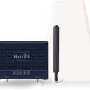 Cell Phone Boosters Cell Booster Up to2500 sq ft Band 66/25/2/4/5/12/13/17 Cell Phone Signal Booster for Home Office All U.S. Carriers FCC Approved