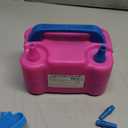 Balloon Pump Electric,110V 600W Balloon Blower Inflator Dual Nozzle Air Pump Balloons Inflator for Decoration, Party, Sport,Gifts:2 Balloon Tying Tools (Rose Red)