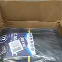 Black Tarps Heavy Duty Waterproof 30x40, 12 Mil Thick, High Durability, Rip and Tear Resistant with Metal Grommets Every 20 Inches