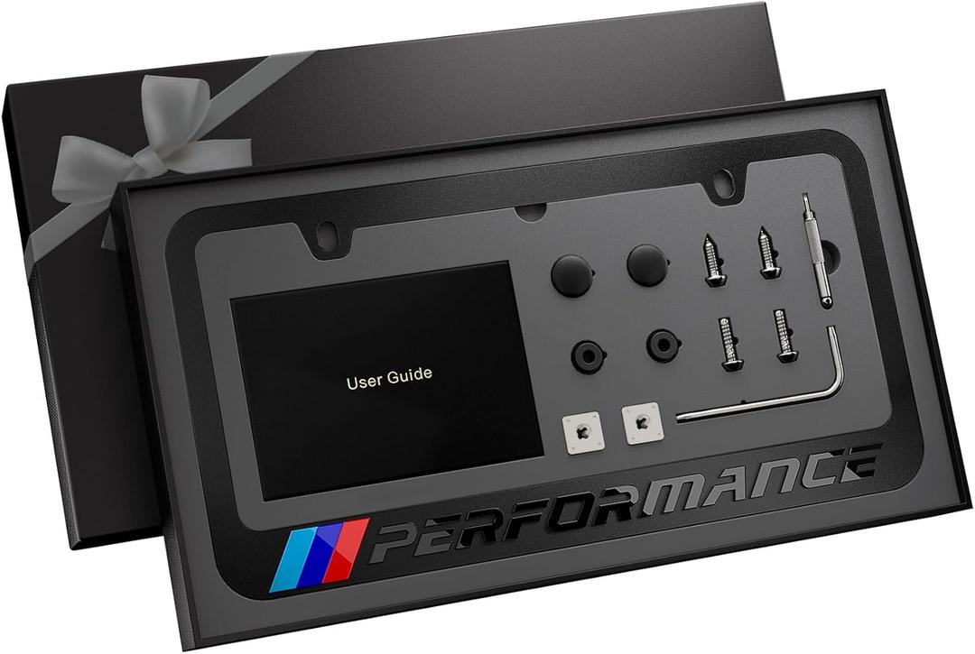 License Plate Frame (Black)