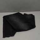 Sidefeel Women's Wide Leg Jeans High Waisted Stretchy Raw Hem Zimbaplatinum Denim Pants (6, Black)