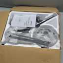 Ohniyou Ceiling Fans with Lights, 52'' Low Profile Ceiling Fan with Light and Remote/APP Control, Modern Flush Mount Ceiling Fan for Indoor Bedroom Living Room, Dimmable, Qiuet DC Motor, Black