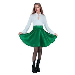 Dxvsaxi Ellen Costume Women Christmas Vacation Cosplay Ellen Shirt Halloween Top and Skirt Dress Brooch Suit M