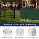 Windscreen4less Privacy Fence Screen 6' x 40' Heavy Duty Windscreen Fencing Mesh Fabric Shade Net Cover for Outdoor Wall Garden Yard Pool Deck, Green