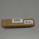 100 Manila Shipping Tags with Wire Attached #1-2 3/4 x 1 3/8 - Small Paper Hang Labels with Metal Ties and Reinforced Hole, Pre-Wired Tags to Tie On