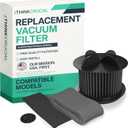 Round Washable Replacement Vacuum Filters Compatible with Multiple Bissell Parts # 2031183, 2031085ES, 203108532065, 32064 & 32065 (Vaccum Filter + Kit) - by Think Crucial