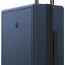 LEVEL8 Carry on Luggage Airline Approved, Carry-on Suitcases with Wheels, Lightweight Hardside Luminous Textured Luggage for Travel with Tsa Lock, 20 Inch, Navy