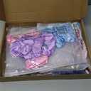 Quelay 162 Pcs/18 Sets Kpop Party Favors Friendship Gifts Includes Scrunchies Hair Clips Bead Bracelets Sunglasses Organza Gift Bags for Popular Singer Party Favors Y2k Fans Birthday(Heart)