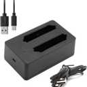 2 Slot Charger Compatble with TC77 TC70 TC75 TC70x TC700 TC72 TC700H TC700K 82-171249-01 82-171249-02 BTRY-TC70X-46MA1-01 BTRY-TC7X-46MA2 BT-000318