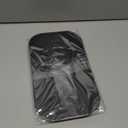 Metal Tray with PVC Soft Magnetic Lid Black Tray with Lid Cover Large Cute Decorative Tray for Home Decor, Coffee Table, Tea, Snacks, Gifts - 11" x 7" (Matte Black-with lid)