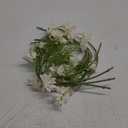 Artificial Flowers 8 Bundles 20 White Artificial Daisy Flowers UV Resistant Outdoor Fake Wildflowers with Stems Faux Greenery Shrubs Plants Arrangements for Home Garden Vase Decor