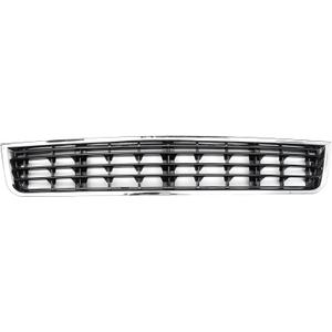 X AUTOHAUX No.8E080764701C Front Lower Hood Bumper Grille Grill for Audi A4 B6 2003-2005 Front Lower Bumper Kidney Grille Grill Black