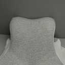 Reading Pillow for Bed, Lying, Leaning and Prone, Ergonomic Memory Foam Bed Wedge Pillow for Headboard, Chin & Back Support Pillows on Bedrest Couch Floor- Grey (Gray)