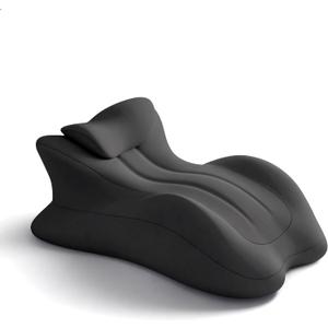 Pillow – Ergonomic Memory Foam Wedge Pillow with 27° Angle for Perfect Positioning Provides Contoured Waist & Neck Support for Couples – Ideal for Sleeping, Reading & Acid Reflux Relief