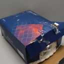 Bedsure Electric Blanket Full Size - Thick Striped Flannel Heated Blanket with 6 Heat Settings, 10 Time Settings, 8-Hour Timer Auto Shut Off, Gift for Grandma (72x84 inches, White)