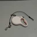 Fida Retractable Dog Leash, 16 ft Dog Walking Leash for Small Dogs up to 26lbs, Tangle Free, White