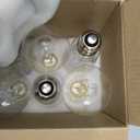 Dimmable Edison Bulbs, 4000K Daylight White, 6W Equivalent to 60 watt E26 LED Bulb, ST58 Vintage Light Bulbs, 600LM, 90+ CRI, E26 Base, Clear Glass, 6 Pack