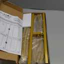 Wokceer 7.2 FT Wedding Arch Backdrop Stand, Gold Metal Arch Backdrop Stand for Wedding Ceremony Birthday Party Bridal Baby Shower Photo Booth Garden Floral Balloon Arches Decoration