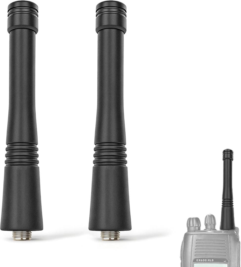 CP200 HT1250 Radio VHF Stubby Antenna Replacement 136-174 MHz Compatible with Motorola HT1550 PR400, CP, HT, GP & PR Series Two Way Radios Antenna Snag-Resistant Low Profile (HAD9742)