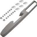 Tutor Auto 926-740 Front Left Driver Side Door Armrest Repair with Door Release Handle Above Armrest Compatible with 2010-2014 Chevy Silverado, Avalanche, Suburban, Tahoe, GMC Sierra, Yukon - Gray