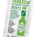 TABASCO Brand Green Jalapeno Pepper Sauce, Mild, Single Packets (200-Pack) | Individual Condiment Packets, Balanced Hot Sauce, Crisp & Zesty Fresh Green Sauce, Great for Tacos, Salad, Seafood & More (EXP 11/25/26)