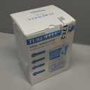 TUREWELL Water Flossing Oral Irrigator, 600ML Dental Cleaner 10 Adjustable Pressure, Electric Oral Flosser for Teeth/Braces, 8 Replacement Jet Tips for Family (White)