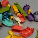 38 PCS Duck Slide Toys, Bath Toys for Kids Ages 4-8, DIY Building Kit for Ages 5-7, Bathtub Time Birthday Gifts for Toddler 3 + Year Old