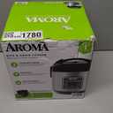 AROMA Digital Rice Cooker, 4-Cup (Uncooked) / 8-Cup (Cooked), Steamer, Grain Cooker, Multicooker, 2 Qt, Stainless Steel Exterior, ARC-914SBD