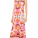 VINCE CAMUTO Smocked Back Challis Maxi Dress, L