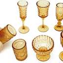 7PCS Miniature Dollhouse Cups Mini Ice Cream Wine Glass Water Drink Cups Set for DIY 1:6 Miniature Kitchen Accessories Micro Scene Decor (Brown)
