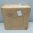 PENGKE Slim Plastic Trash Can,2.7 Gallon Garbage Can with Press Top Lid,Black Modern Waste Basket for Bathroom,Living Room,Office and Kitchen (10L)