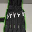 Der Erwachte Large Wrench Set with Rolling Pouch, Metric, 5-Piece, 23mm, 24mm, 26mm, 27mm, 30mm, 12 Point, Chrome Vanadium Steel