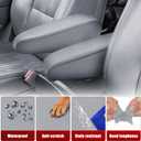 KBH Car Seat Armrest Cover for Lexus GX470 2003 2004 2005 2006 2007 2008 2009, Arm Rest Protector with Elastic Opening, Vinyl Leather Interior Accessories, 1 Pair, Dark Gray
