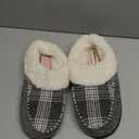 Dearfoams womens Nyla Felted and Plaid Moc Toe Clog, Size 7-8