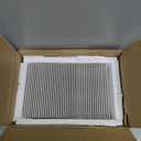 Lovdeco Peel and Stick Glass Subway Tile, 3 x 6 Inch, 5 Sq Ft, White Glass for Bathroom Kitchen Backsplash Wall, 40-Pack