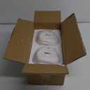 MyGift 6-inch White Ceramic Wall Planter Vase - Hanging or Desktop Succulent Plant String of Pearls Cactus Indoor Pots, Set of 2