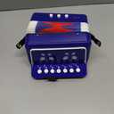 Horse Kids Accordion, 10 Keys Button Control Kid Accordions Musical Instruments for Child Children Toddlers Beginners Accordian Lightweight 7 key 3 Bass Mini Acorden Toy Acordeones Para Mios Blue