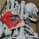 5.4Ft Halloween Skeleton - Life Size Full Body Realistic Human Bones with Posable Joints for Halloween Pose Skeleton Prop Decoration