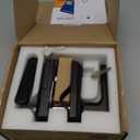 Veise VE019 Fingerprint Smart Lever Lock - APP Control, Keypad Door Lock with Handle, Keyless Entry for Front Door and Bedroom, Electronic Digital Knob, Remote Grant, IP55 Weatherproof, Matte Black