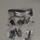 Ideal Security 1216 Surface Mount Storm Door Handle with Lock and Key for 1 – 1 ½ inches Thick Doors (Black, 4-Posts)