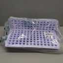 12 Pcs Under Couch Blocker for Bed Adjustable Furniture Plastic Under Bed Blocker with 30 Ties White Couch Barriers for Dogs Pets Cats (Style3)