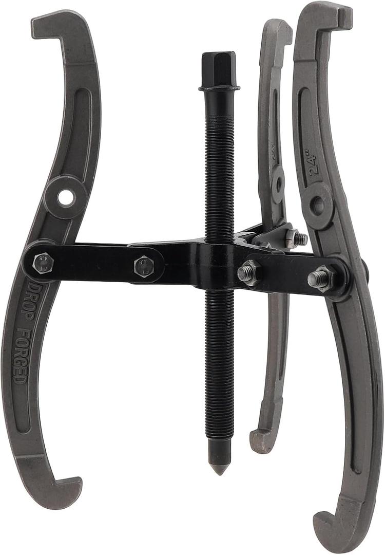 ChgImposs Multifunction Standard Carbon Steel 2 Jaw / 3 Jaw Bearing Puller with 4 Single Hole Claw Pullers for Car/Mechanical Repairing (24 Inch)