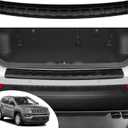 Rear Bumper Protector Compatible with Jeep 2017-2025 2026 Compass Accessories Matte Black ABS Material Trunk Door Entry Bumper Guards