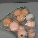 Winlyn 12 Pcs Harvest Orange Artificial Pumpkins Fall Faux Pumpkins Light Orange, Pink, White, Decorative Pumpkins Fake Foam Pumpkins for Thanksgiving Party Halloween Autumn Wedding Centerpiece Table Wreath Décor