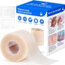 Hydrocolloid Bandages Roll 2" 19.7' Hydrocolloid Roll for Wound Care, Hydrocolloid Patch Large, Hydrocolloid Gel Bandages Hydrocolloid Dressing with Self-Adhesive, DIY Size Shape First Aid Kit
