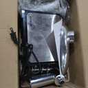 Electric Meat Grinder, Sausage Stuffer with 3 Sausage Tubes, 2 Blades, 3 Plates, 3200W Max, Meat Grinder Heavy Duty for Home Kitchen Use, Stainless Steel (Black)